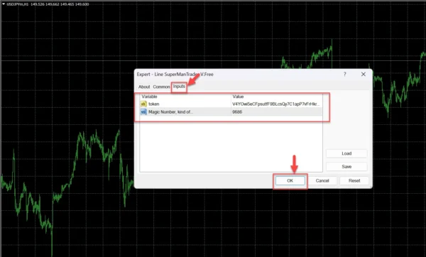 Figure 14: EA parameters