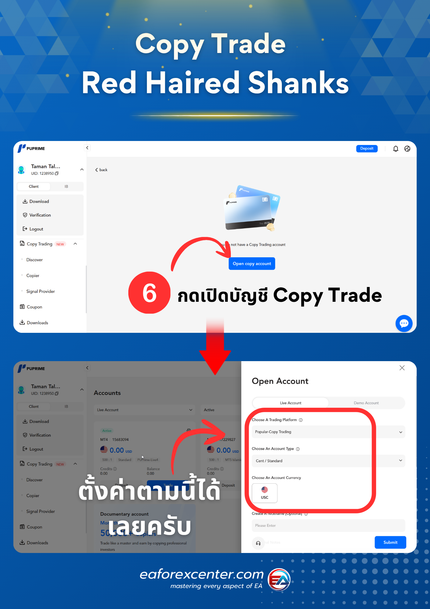 การ กด copy trade pu prime ขั้นตอนที่ 6